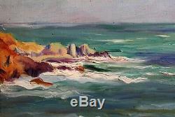 Charles Wislin, Anse De Rospico, Finistere, Brittany, France, Painting, Painting