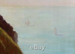 Charles Wislin, Sea, France, Painting, Table, Impressionist, Landscape Boats