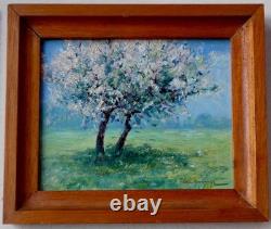 Charming Impressionist Paintings 1920 Spring Landscapes Signature