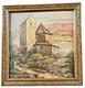 Clery Pierpont (1848-1931) Oil On Wood Church France 1924