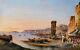 Consalvo Carelli Neapolitan Painter Italian Painting View Bay Naples Italy Oil