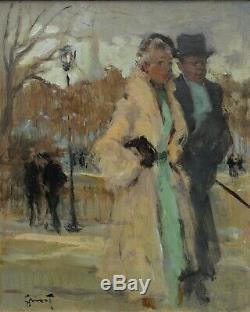 Couple In Paris, Pierre Grisot (1911-1995)