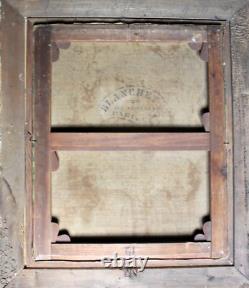 DEZAUNAY Emile Alfred (1854-1938) Young Woman with a Hat Oil on Canvas