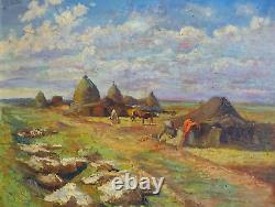 Dario Mecatti (1909-1976) - An Italian Orientalist Painter - Landscape of Tunisia