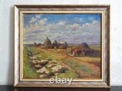 Dario Mecatti (1909-1976) - An Italian Orientalist Painter - Landscape of Tunisia