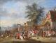 David Teniers Le Jeune Fête De Village Flemish Painting Scene Genre Kermesse Art