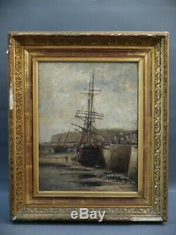 Dieppe Freret Marine Channel Chart Painting Cherbourg Cotentin // Pecrus Isabey
