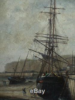 Dieppe Freret Marine Channel Chart Painting Cherbourg Cotentin // Pecrus Isabey