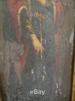 Diptyque Religious Oil On Panel End Eighteenth Eastern Europe Orthodox Art