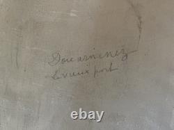 Douarnenez, Old Port, Signed Edmond Chauvet, Brittany, 20th-Century Seascape, Finistère