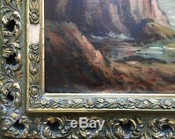 During Late Nineteenth Marine Paintings (britain) Signed L. Durand + Frames