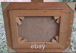 Dutch Painting Oil on Canvas Wooden Frame 40 x 50cm in Superb Condition