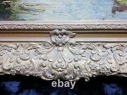 Dutch Painting On Wood Frame, Signed Horslenberg Frame 69 X 57 X 7 CM