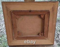 Dutch Painting Signed in Superb Condition Oil on Canvas Wooden Frame 40 x 44cm