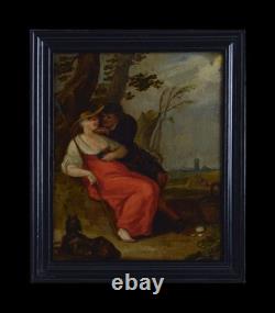 Dutch School of the 18th Century. Gallant Scene