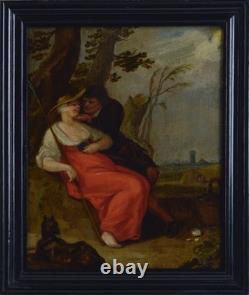 Dutch School of the 18th Century. Gallant Scene