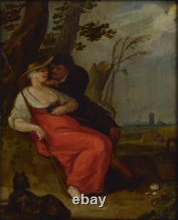 Dutch School of the 18th Century. Gallant Scene