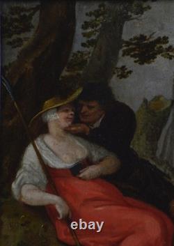 Dutch School of the 18th Century. Gallant Scene