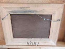 Dutch Signed Painting in Superb Condition, Oil on Panel Wood Frame 40x31cm