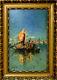 E2-063. Venice. Oil On Panel. Signed (adolfo) Tommasi. Italy. 1898