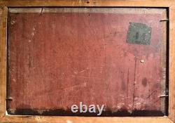 Edmond André (1837-1877) Impressionist Paris Exhibition in Honfleur Landscape 69