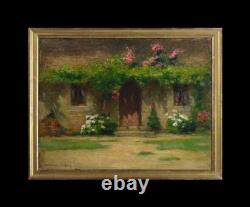 Édouard Cabane 1857–1942. The Entrance to Henri Martin’s House at Marquayrol