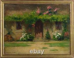 Édouard Cabane 1857–1942. The Entrance to Henri Martin’s House at Marquayrol