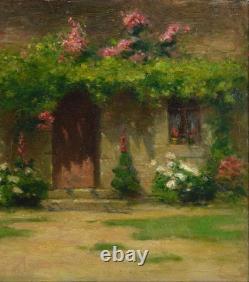 Édouard Cabane 1857–1942. The Entrance to Henri Martin’s House at Marquayrol