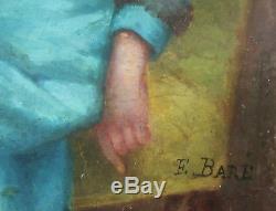 Emil Bare Hungarian Painter Art Hungary Oil Painting Portrait Woman Reading