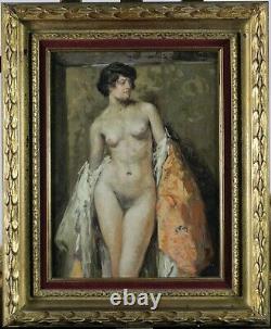 Emile Baes, 1879-1954, Young Woman, Nude Draped, 1929, Odds Up To 17,000 Euros