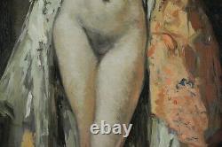 Emile Baes, 1879-1954, Young Woman, Nude Draped, 1929, Odds Up To 17,000 Euros