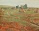 Emile Bastien-lepage Oil Painting Landscape Path Grinders Hay Jules Countryside