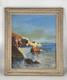 &Eacute;mile Beaussier (1874&ndash;1943), Oil On Panel, Red Rocks At Agay, Signed Seascape