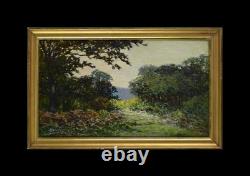 Émile Demé 19th/20th Century. Cornel Wood near Tarbes