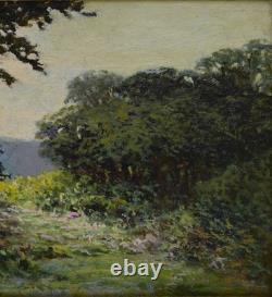 Émile Demé 19th/20th Century. Cornel Wood near Tarbes