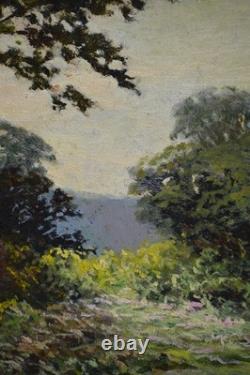 Émile Demé 19th/20th Century. Cornel Wood near Tarbes