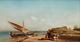 Etienne Billet Painter Painting Marine Landscape Marseille Midi France Oil Boat