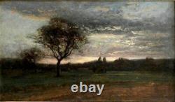 Eugene Lavieille After The Storm Oil On Panel Signed Dated 1855 Barbizon