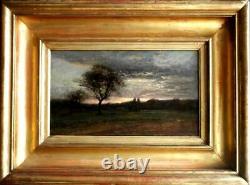 Eugene Lavieille After The Storm Oil On Panel Signed Dated 1855 Barbizon