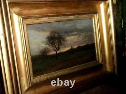 Eugene Lavieille After The Storm Oil On Panel Signed Dated 1855 Barbizon