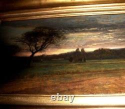 Eugene Lavieille After The Storm Oil On Panel Signed Dated 1855 Barbizon