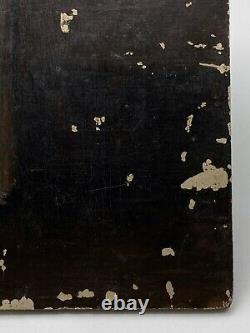 Ex-voto Oil On Wood Healing Vow 19th Century