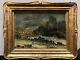 Exodus Under The Bombs Hsp Early 20th Century. Signed. 16.5 X 22 Cm