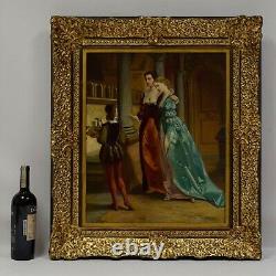 F. WILLEMS (1823-1905) ARTPRICE up to 49500 Old oil painting 79x69