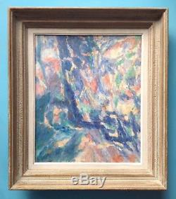 Fagniez (1936) Canvas Painting Hst 1966 Signed Abstract Expressionism Fauvism