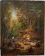 Felix Ziem Fagotière In The Forest Of Fontainebleau Rare Oil C. 1850 ++++