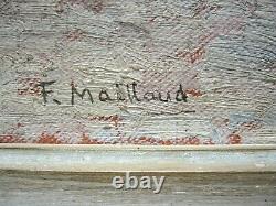 Fernand Maillaud 1862/1948 Snowscape 1917 H/bois Creuse Souvenir De Jo