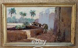 Fernand Van Den Bussche 1892-1975. Very Large & Luminous Orientalist Painting