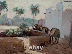 Fernand Van Den Bussche 1892-1975. Very Large & Luminous Orientalist Painting