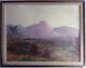 Filippini Francesco Italian Impressionist Table 19th Oil Landscape Mountain